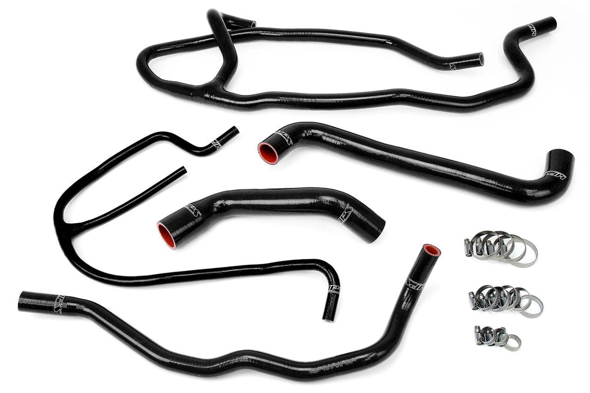FR SPORT HPS Reinforced Black Silicone Radiator + Heater Hose Kit Coolant Chevy 2008 Corvette...