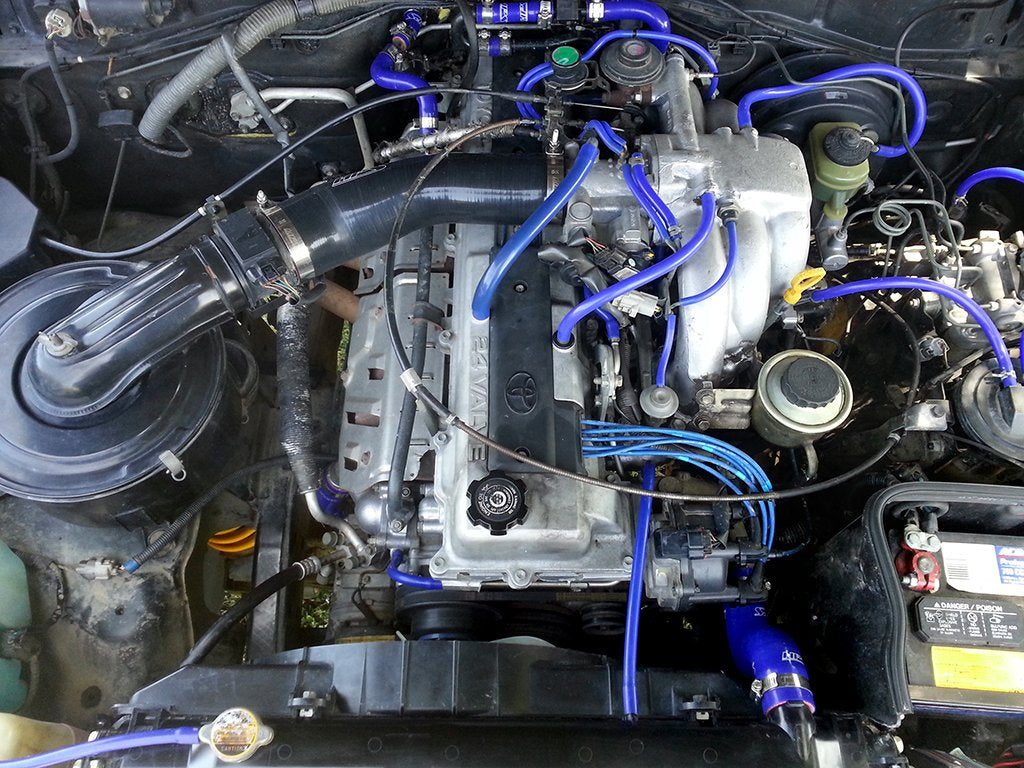 HPS Performance HPS Silicone Air Intake Kit Post MAF Hose Lexus 1996-1997 LX450 FJ80 4.5L I6, 57-1289