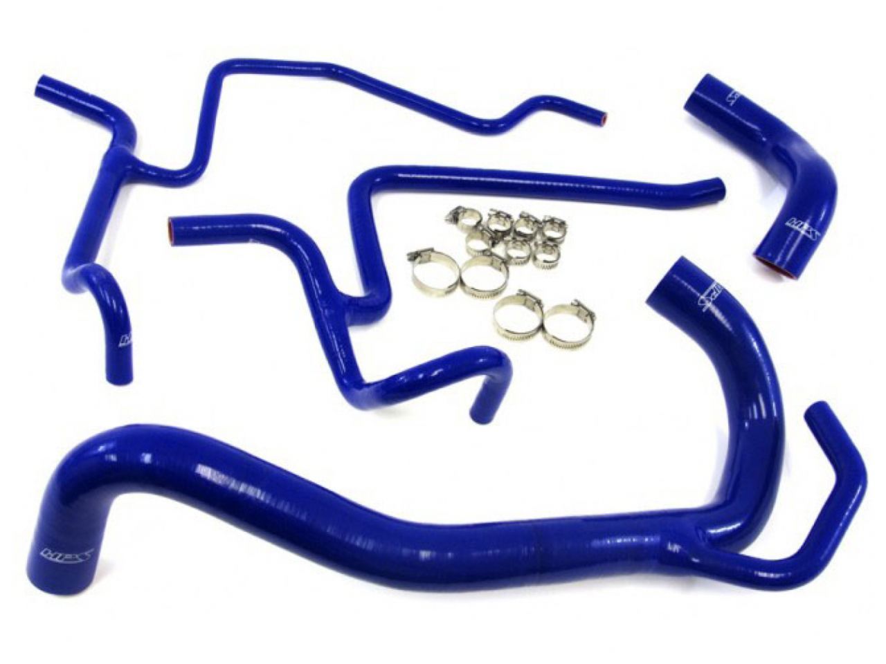 HPS Blue Reinforced Silicone Radiator Hose Kit Chrysler 12-13 300C SRT8 6.4L V8
