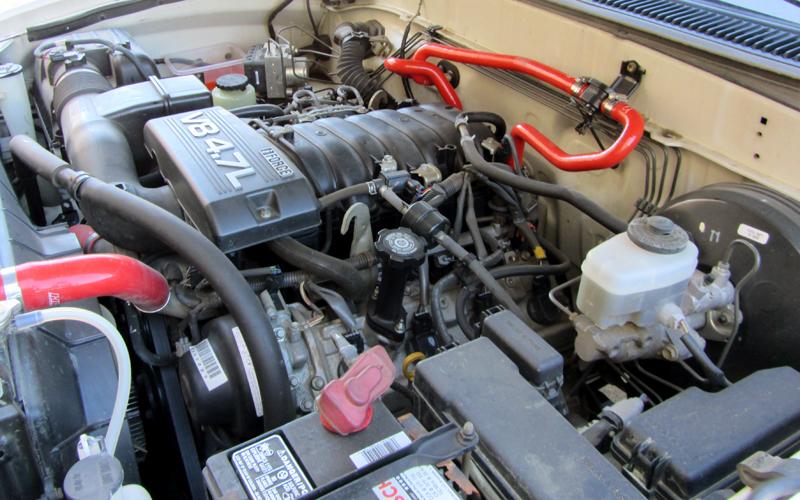 FR SPORT HPS Red Reinforced Silicone Heater Hose Kit Toyota 00-06 Tundra V8 4.7L Left Hand Drive...