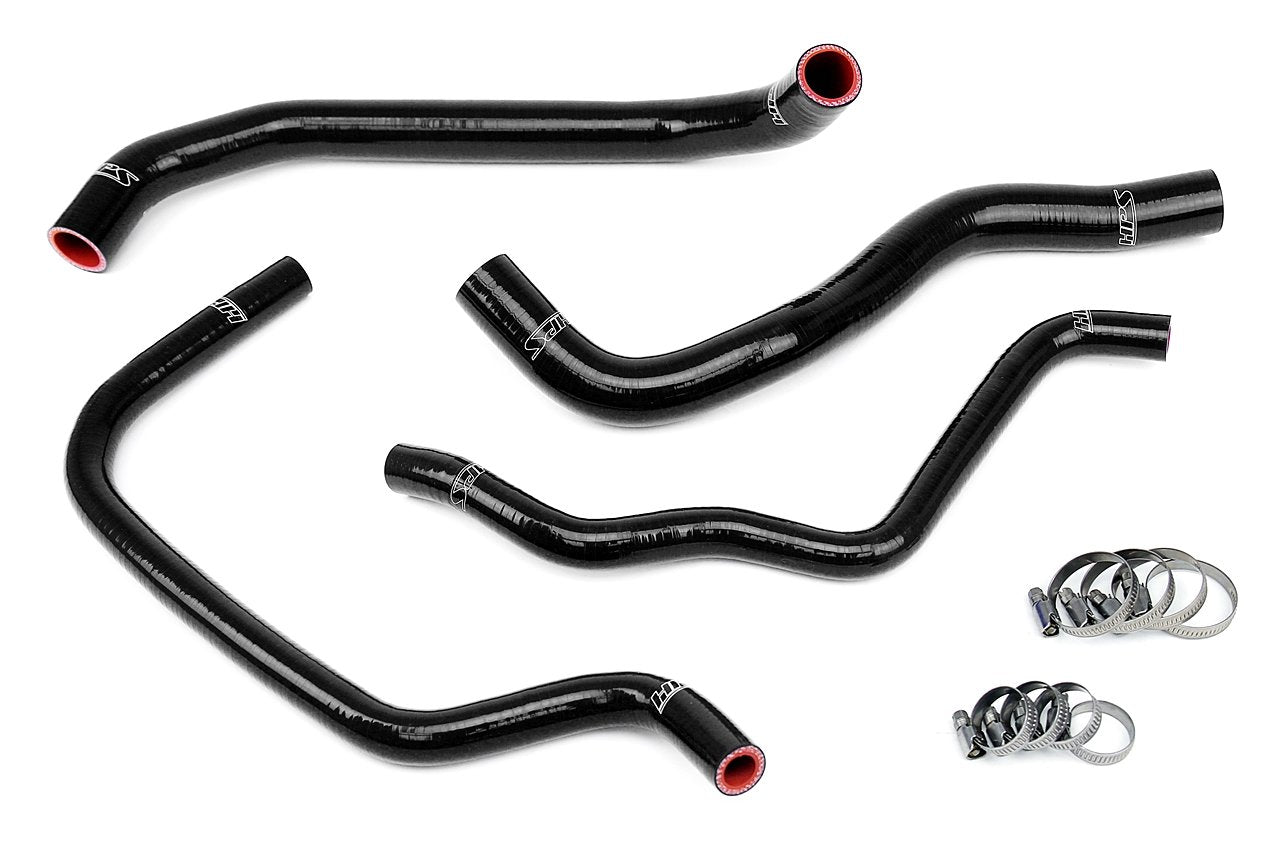 HPS Performance HPS Silicone Radiator and Heater Coolant Hose Kit 2008-2012 Honda Accord 2.4L, Red 57-1389-RED