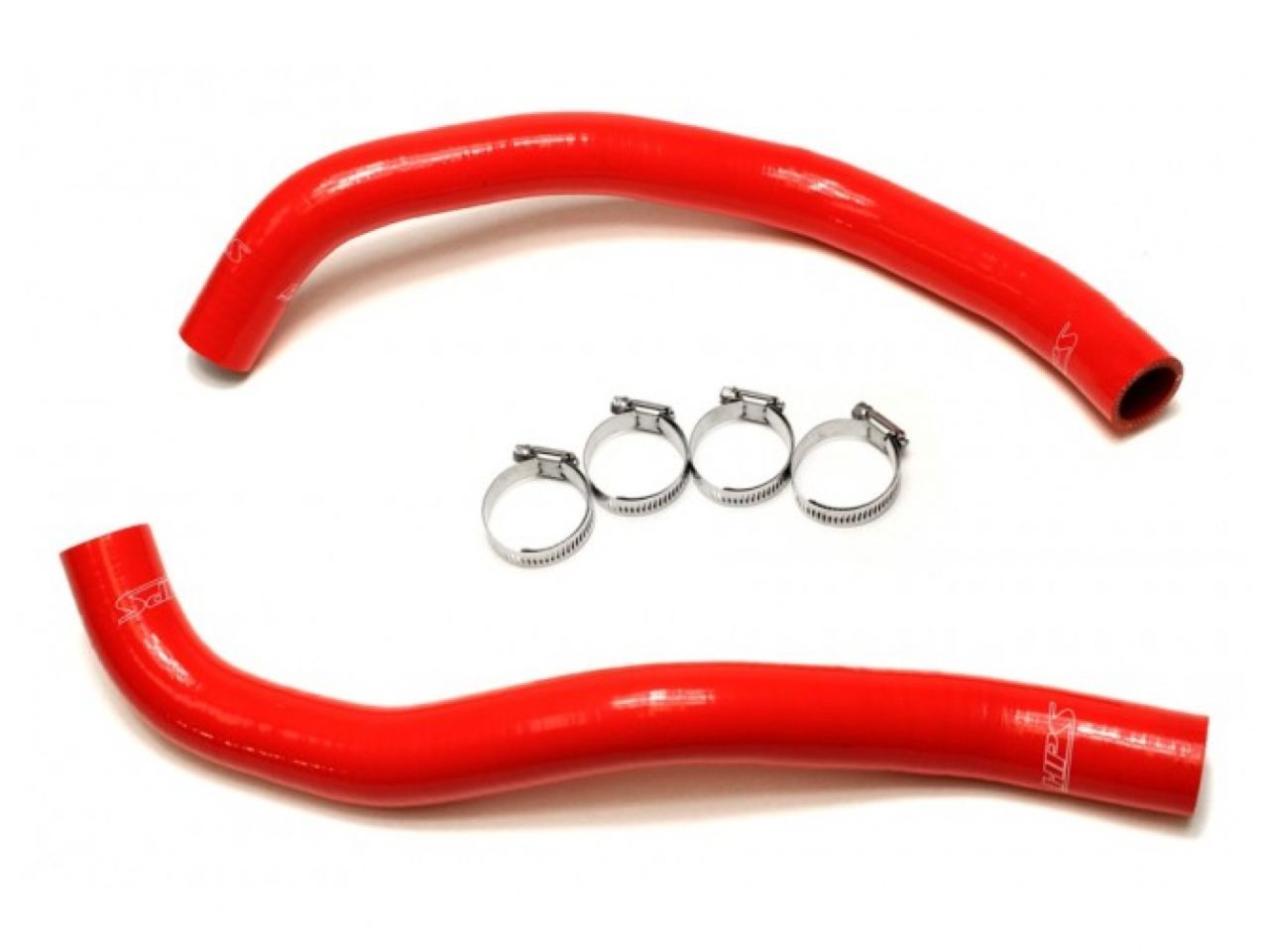 HPS Performance HPS Red Reinforced Silicone Radiator Hose Kit Coolant Honda 03-07 Accord 2.4L 4Cyl