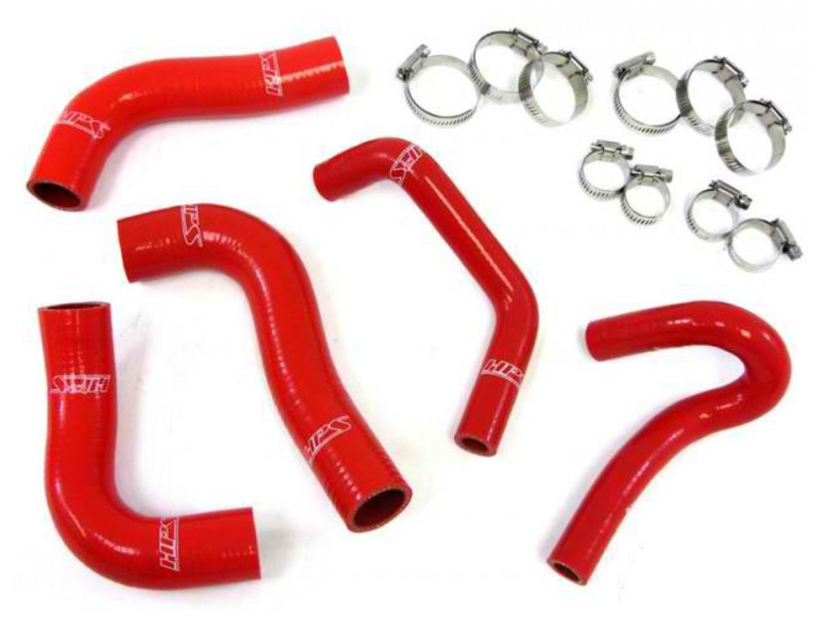 FR SPORT HPS Performance Products HPS Reinforced Red Silicone Radiator + Heater Hose Kit Coolant...