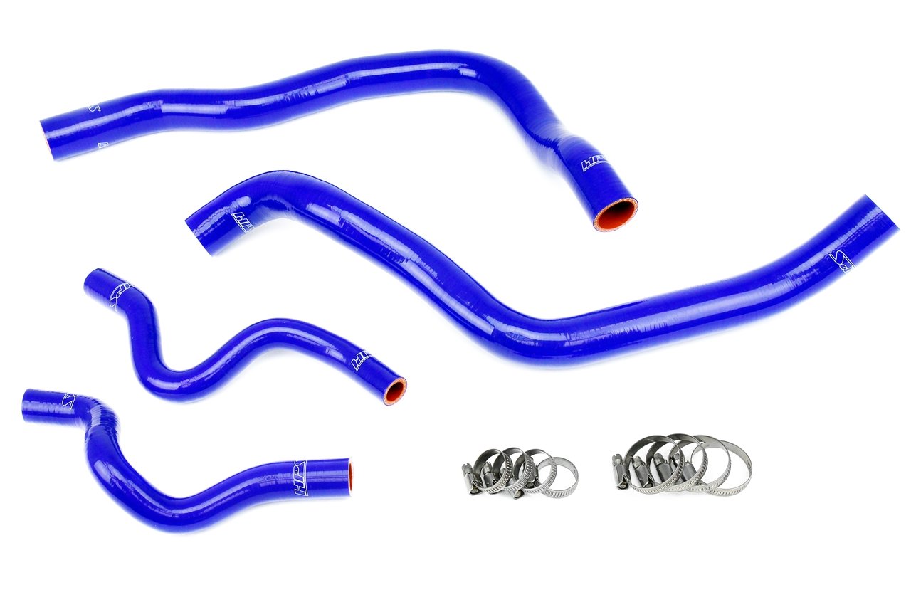 HPS Performance Products HPS Reinforced Blue Silicone Radiator Hose Kit Coolant Hyundai 11-14 Sonata 2.4L