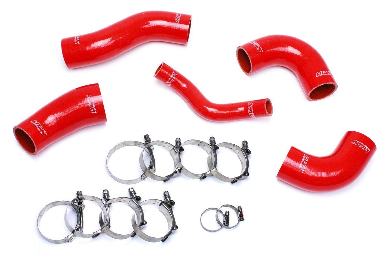 HPS Performance Products HPS Red Reinforced Silicone Intercooler Hose Kit Hyundai 11-14 Sonata 2.0L Turbo