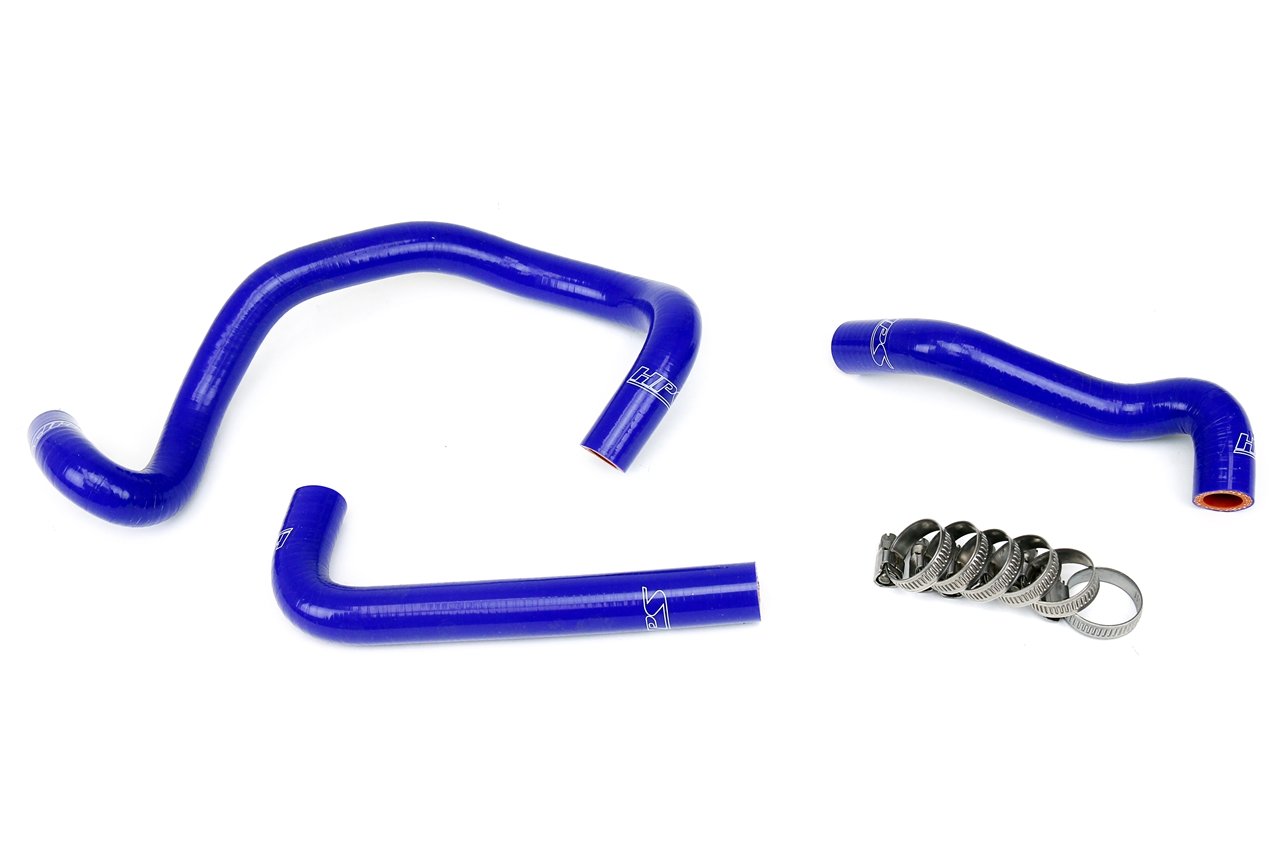 HPS Performance HPS Blue Reinforced Silicone Heater Hose Kit Mazda 86-92 RX7 FC3S Turbo LHD