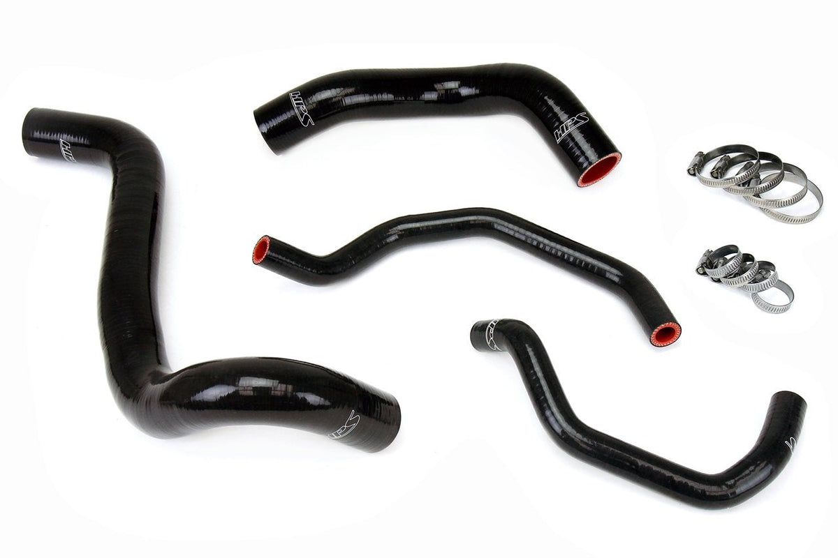 FR SPORT HPS Black Reinforced Silicone Radiator + Heater Hose Kit Toyota 12-14 Tundra 5.7L V8...