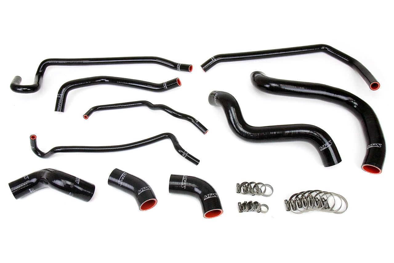 HPS Performance HPS Silicone Radiator + Heater Coolant Hose Kit Ford 2011-2014 Mustang GT 5.0L V8 (includes Boss 302), 57-1429