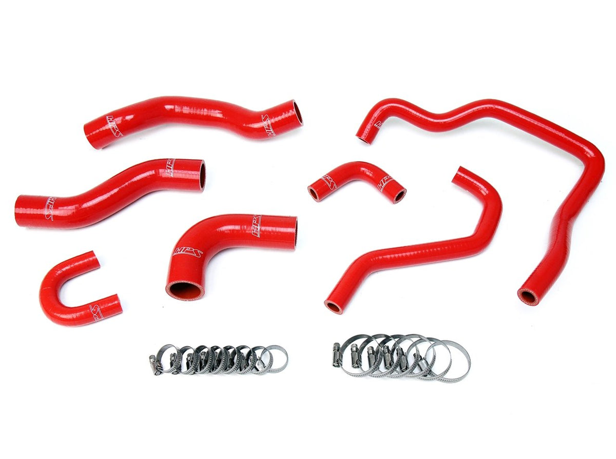 FR SPORT HPS Reinforced Red Silicone Radiator + Heater Hose Kit Coolant Toyota 89-95 Pickup 22RE...
