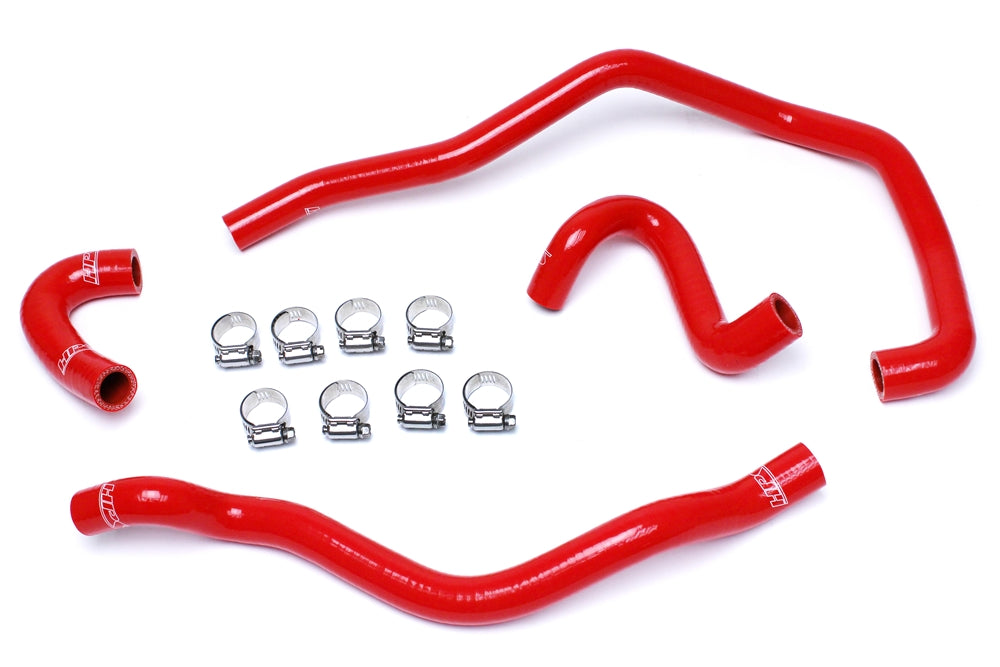 HPS Performance Products HPS Reinforced Red Silicone Heater Hose Kit Coolant BMW 01-06 E46 M3 Left Hand Drive
