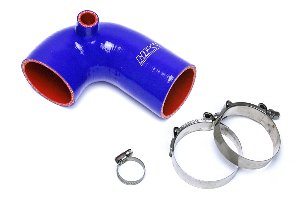 HPS Performance Products HPS Blue Reinforced Silicone Post MAF Air Intake Hose Kit Mazda 06-08 MX-5 Miata NC1