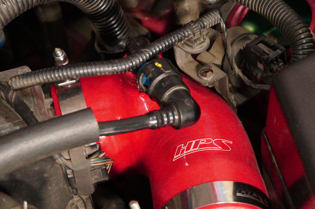 HPS Performance Products HPS Blue Reinforced Silicone Post MAF Air Intake Hose Kit Mazda 06-08 MX-5 Miata NC1