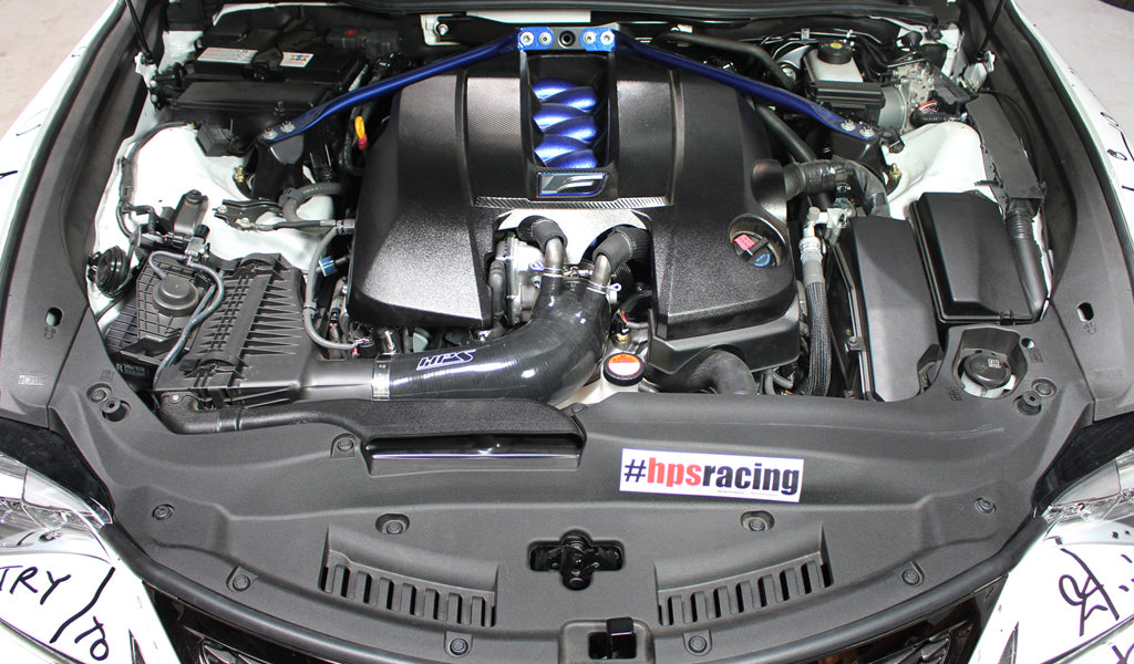 HPS Performance HPS Silicone Air Intake Kit Post MAF Hose Lexus 2022 IS500 V8 5.0L, 57-1499