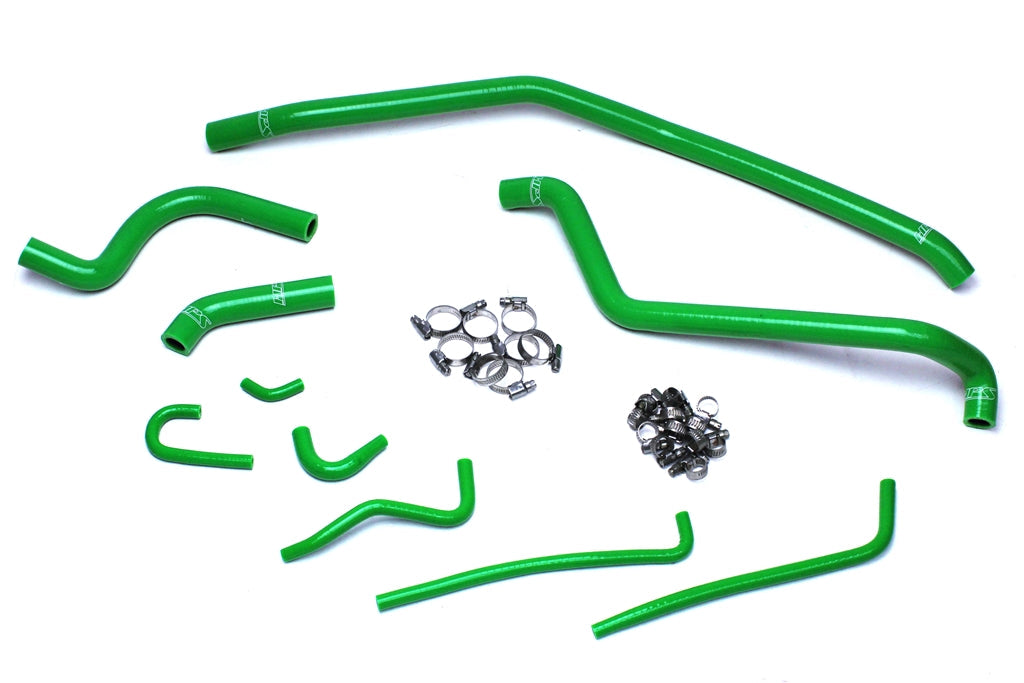 HPS Performance Products HPS Green Reinforced Silicone Radiator Hose Kit Kawasaki 04-09 KFX700