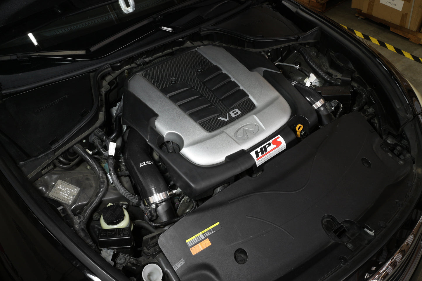 HPS Performance HPS Silicone Post MAF Air Intake Hose Kit Infiniti 2014-2019 Q70 5.6L V8, 57-1517