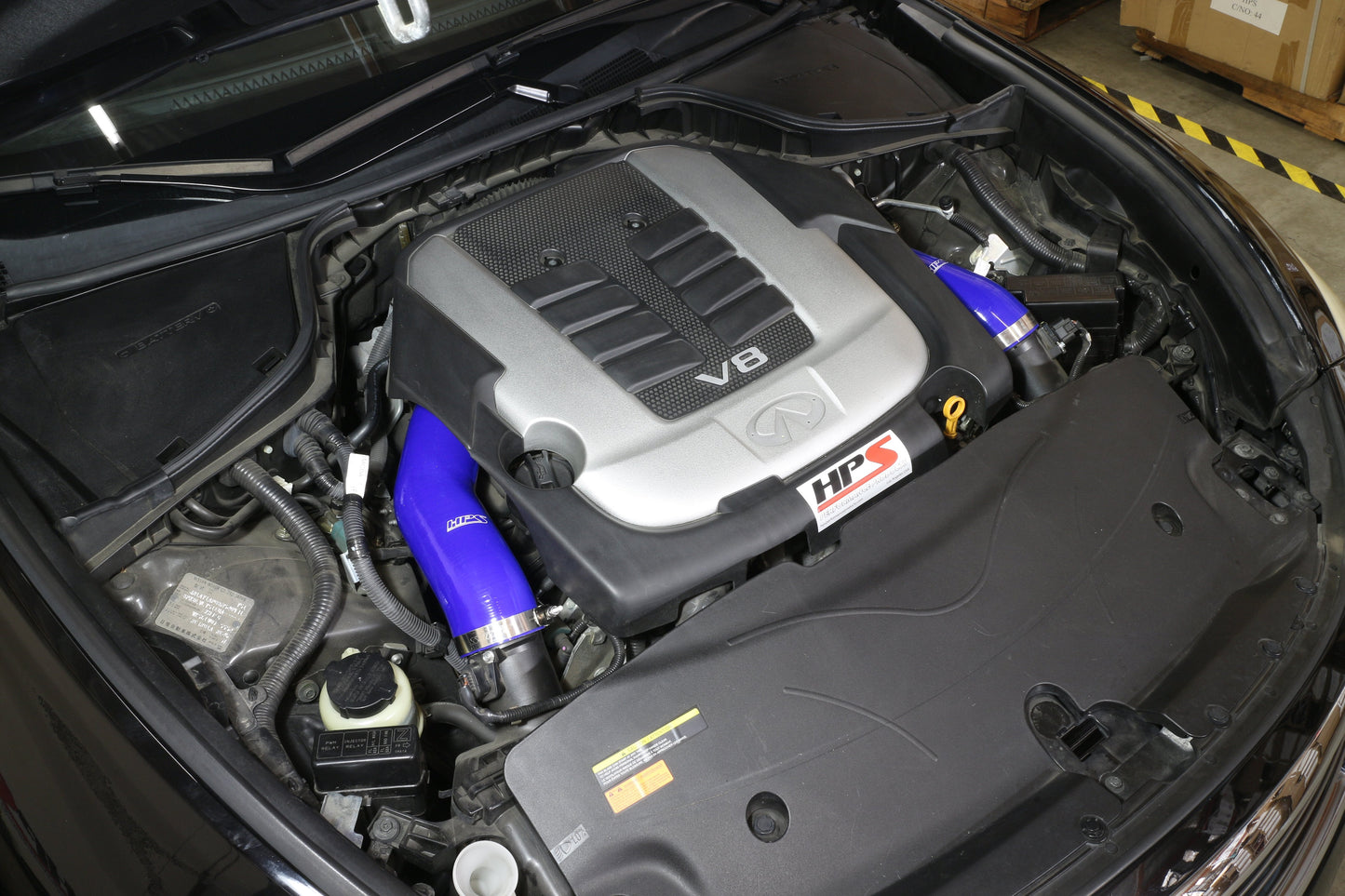 HPS Performance HPS Silicone Post MAF Air Intake Hose Kit Infiniti 11-13 M56 5.6L V8, 57-1517