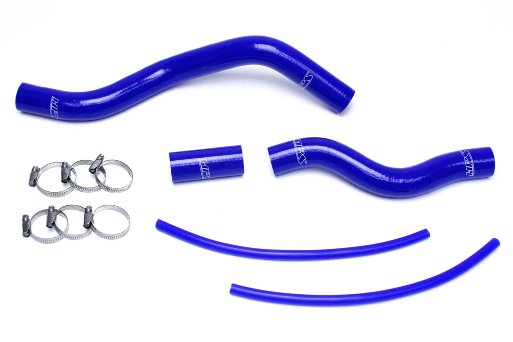 HPS Performance HPS Blue Reinforced Silicone Radiator Hose Kit Coolant Honda 01-05 Civic 1.7L Automatic Trans.