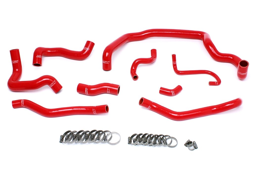 FR SPORT HPS Red Reinforced Silicone Radiator and Heater Hose Kit Coolant Mini 07-11 Cooper S R56...