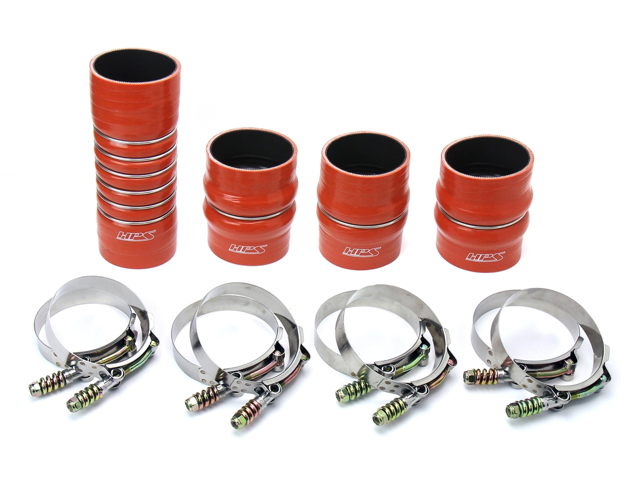 HPS Performance HPS High Temp Aramid Reinforced Silicone Intercooler Hose Boots Kit Dodge 2003-2007 Ram Pickup 5.9L Cummins Diesel