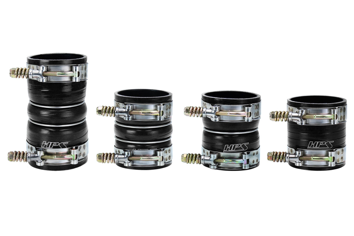 HPS Performance Products HPS High Temp Aramid Reinforced Silicone Intercooler Hose Boots Kit Ford 2008-2010 F250 Superduty 6.4L V8 Powerstroke Diesel Turbo