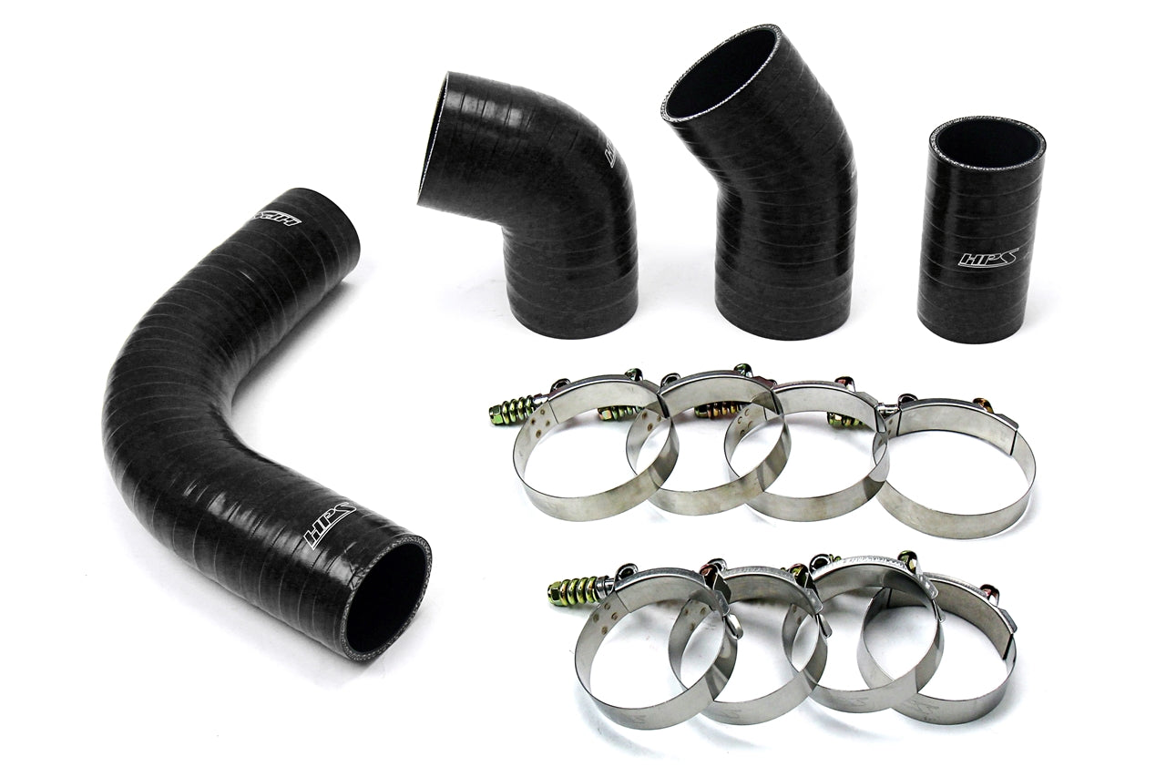HPS Performance HPS High Temp Aramid Reinforced Silicone Intercooler Hose Boots Kit Chevy 2002-2004 Silverado 3500 6.6L Duramax LB7 Diesel