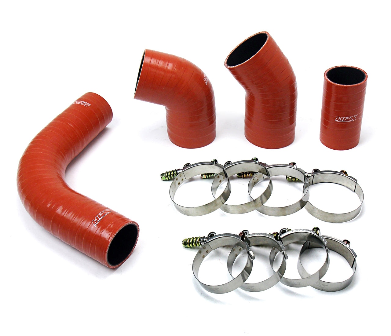 HPS Performance HPS High Temp Aramid Reinforced Silicone Intercooler Hose Boots Kit Chevy 2002-2004 Silverado 3500 6.6L Duramax LB7 Diesel