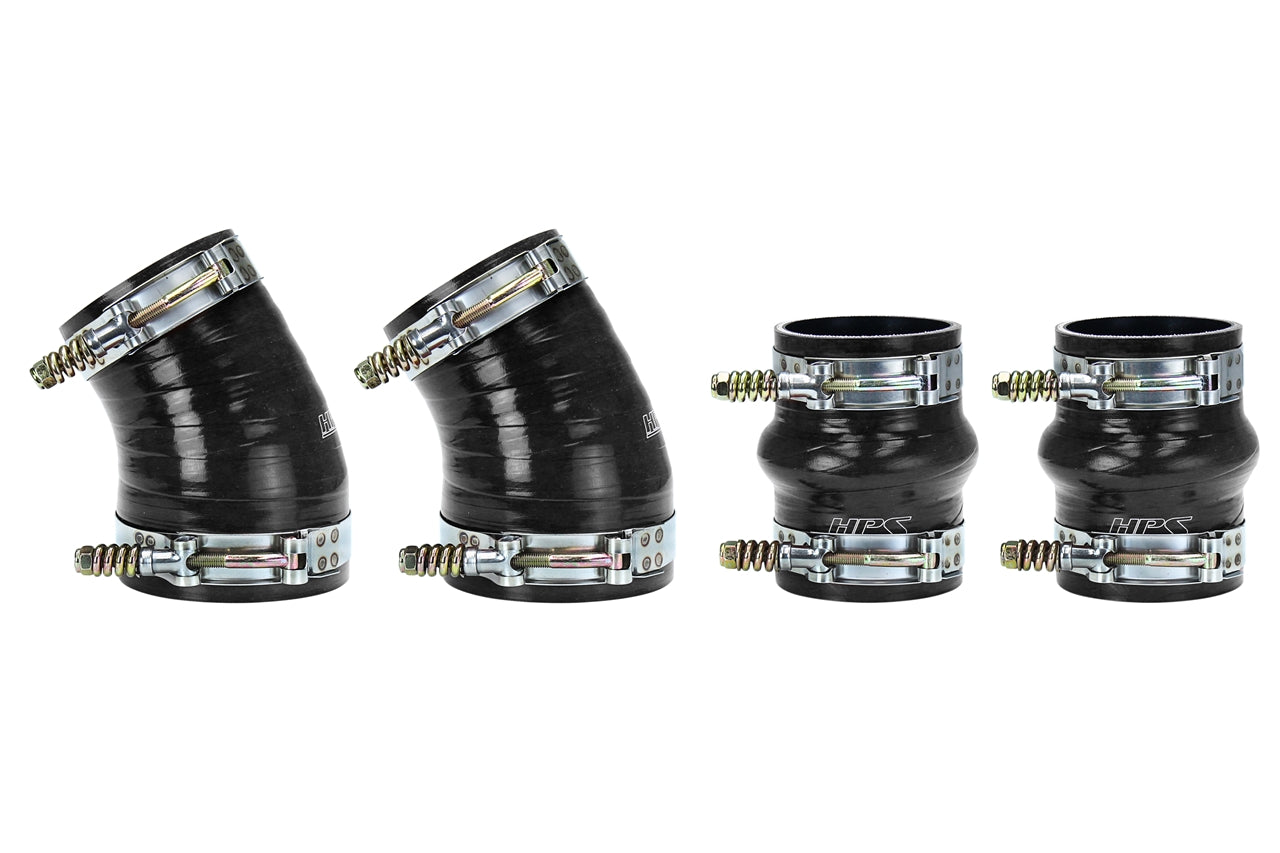 HPS Performance HPS High Temp Aramid Reinforced Silicone Intercooler Hose Boots Kit Dodge 1994-2002 Ram Pickup 5.9L Cummins Diesel