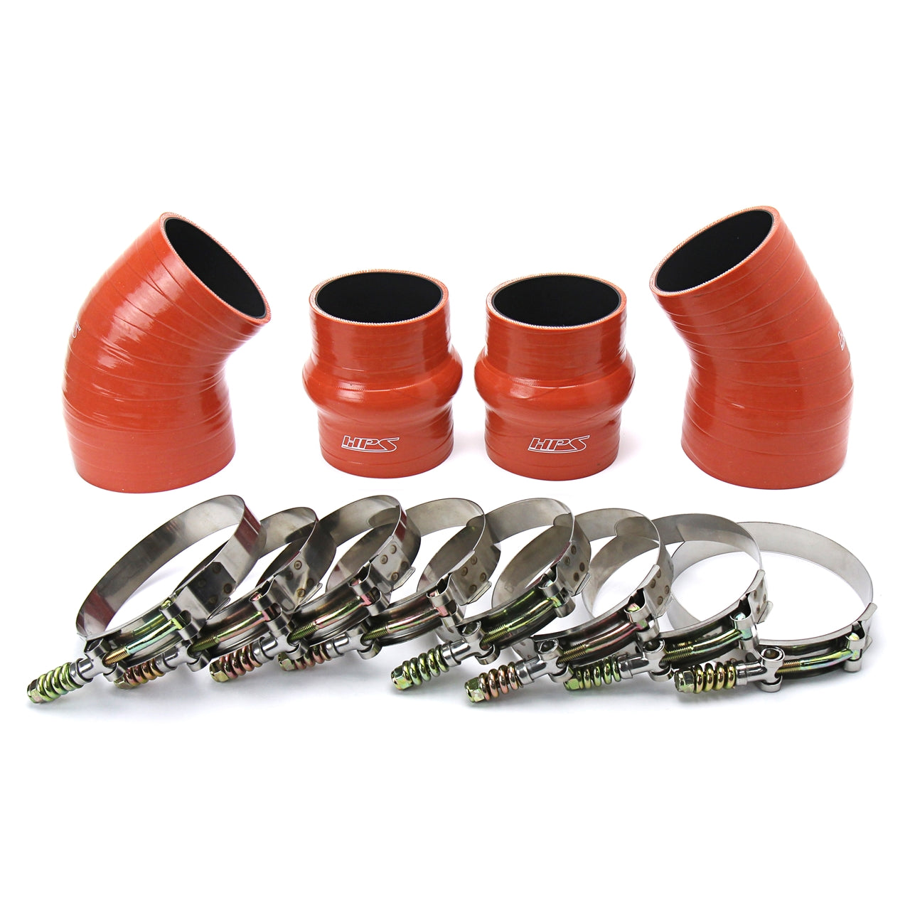 HPS Performance HPS High Temp Aramid Reinforced Silicone Intercooler Hose Boots Kit Dodge 1994-2002 Ram Pickup 5.9L Cummins Diesel