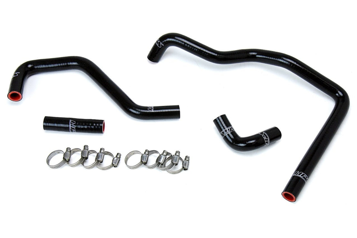 FR SPORT HPS Black Reinforced Silicone Heater Hose Kit Toyota 84-88 Pickup 22RE Non Turbo EFI LHD