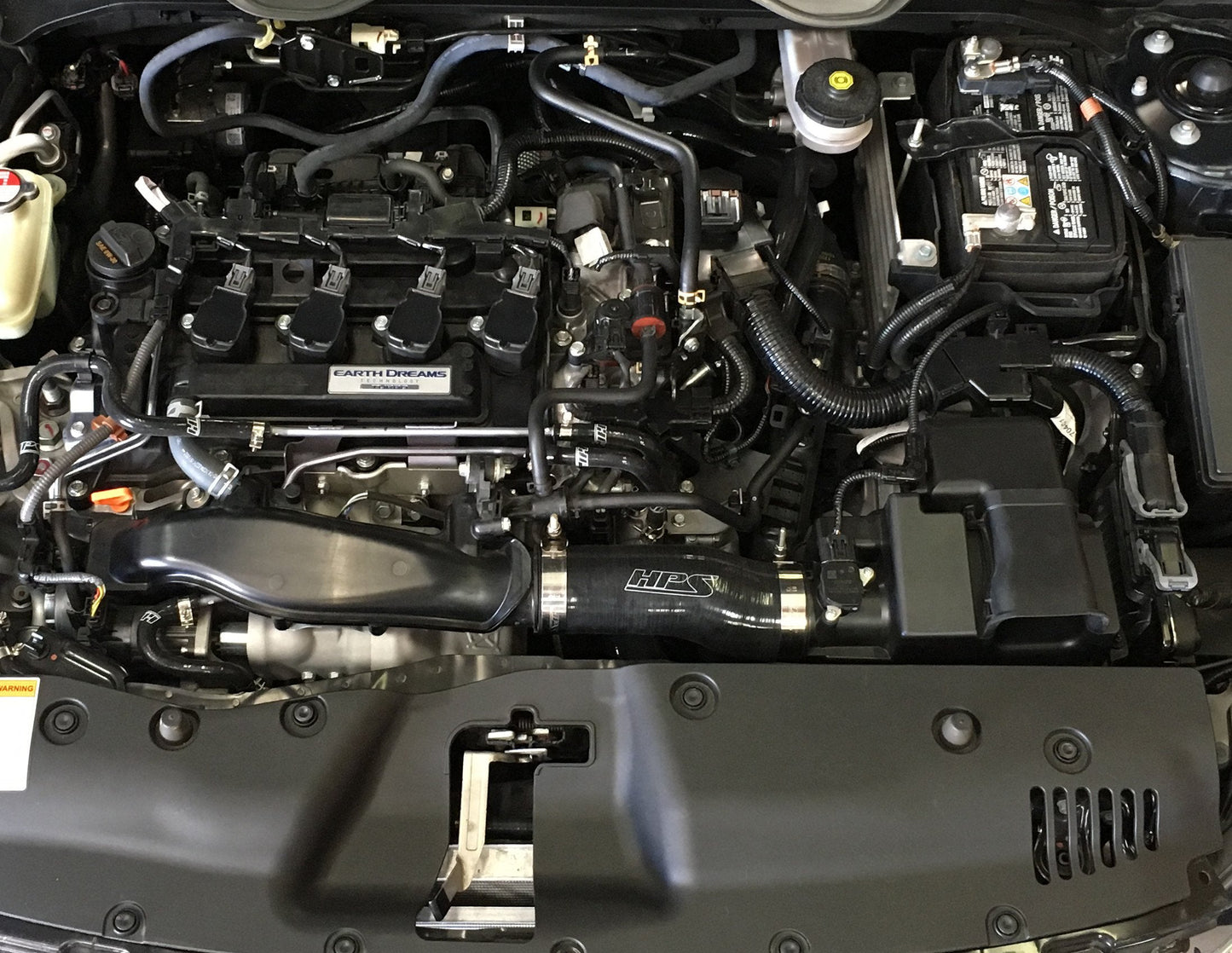 HPS Performance HPS Silicone Air Intake Kit Post MAF Hose Honda 2016-2020 Civic 1.5L Turbo, 57-1595