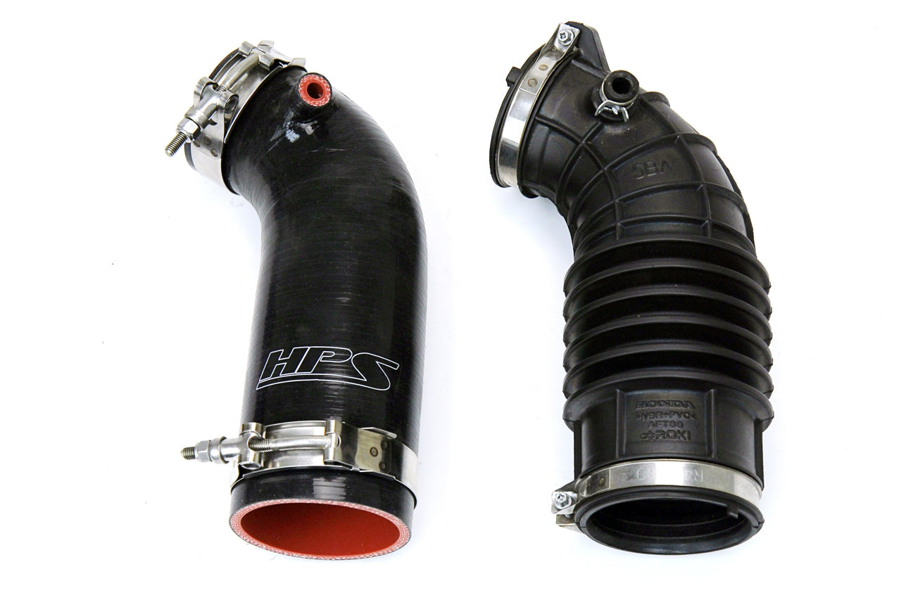 HPS Performance HPS Silicone Air Intake Kit Post MAF Hose Honda 2016-2024 Civic 2.0L Non Turbo, 57-1596