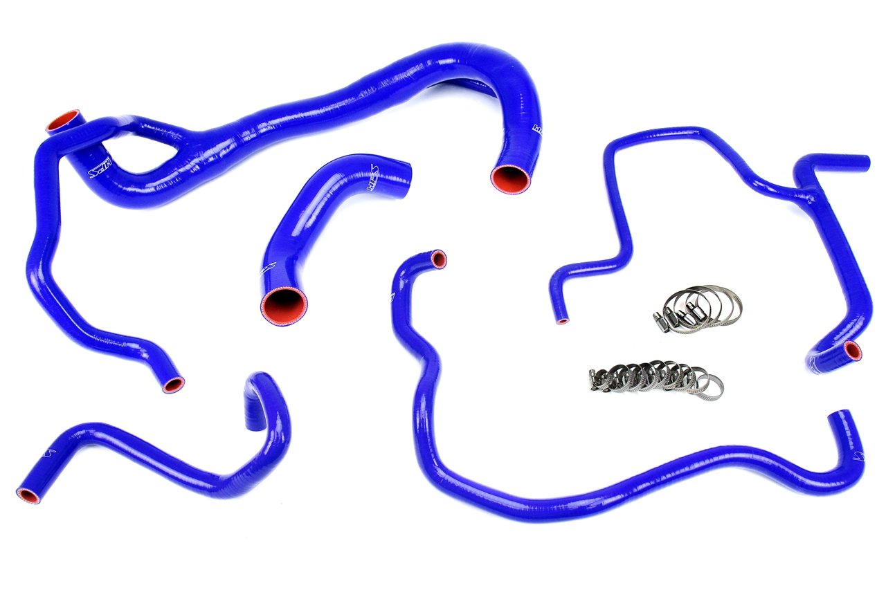 HPS Blue Reinforced Silicone Radiator + Heater Hose Kit Coolant Dodge 15-18 Charger SRT 392 6.4L V8