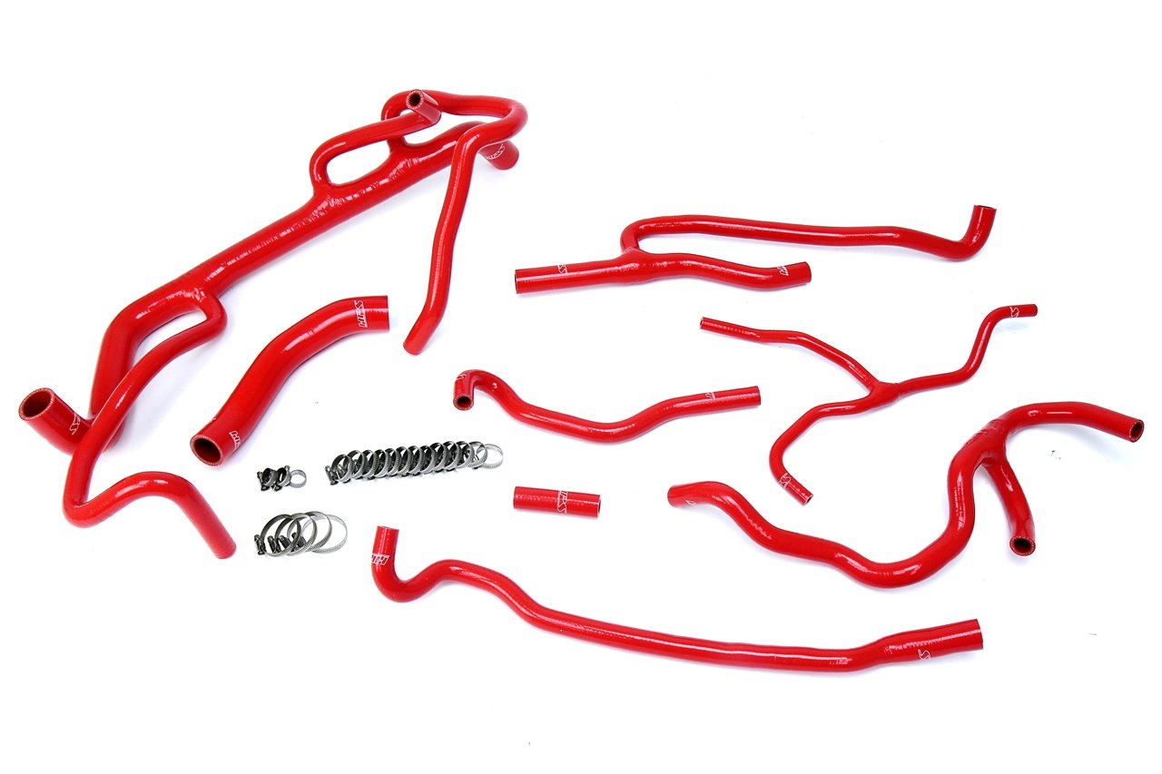 HPS Performance HPS Silicone Radiator + Heater Coolant Hose Kit Chevy 2016-2020 Camaro SS Coupe 6.2L V8, 57-1707