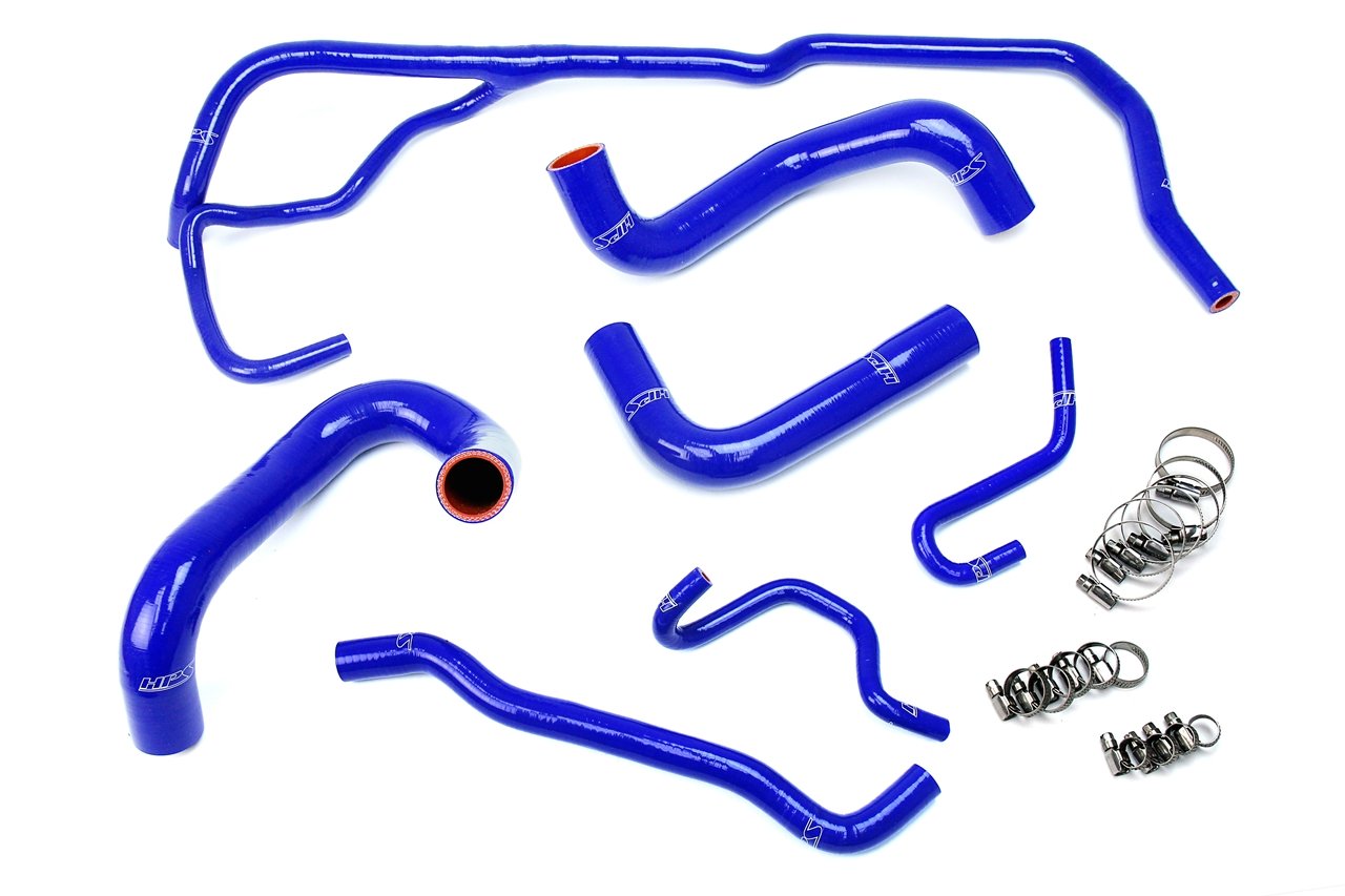 HPS Performance HPS Blue Reinforced Silicone Radiator Hose Kit Coolant Toyota 17-18 Corolla iM 1.8L
