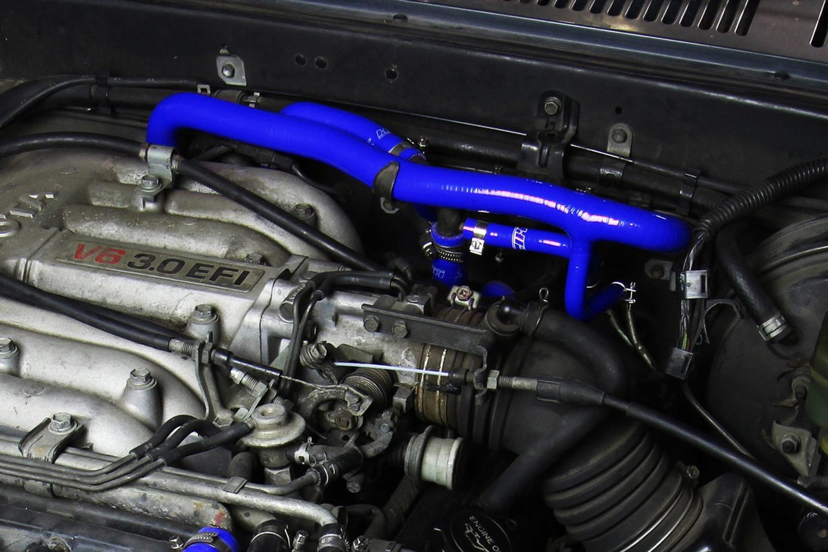 FR SPORT HPS Silicone Heater Coolant Hose Kit Toyota 1989-1992 4Runner 3.0L V6 with Rear Heater...