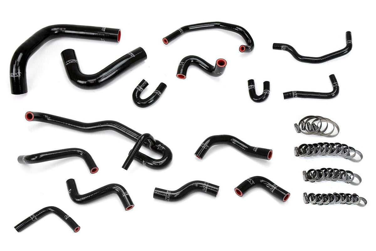 FR SPORT HPS Reinforced Silicone Radiator + Heater Hose Kit Coolant, Toyota 89-92 4Runner 3.0L V6...