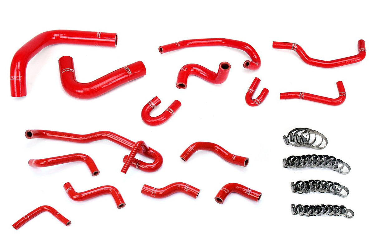 FR SPORT HPS Reinforced Silicone Radiator + Heater Hose Kit Coolant, Toyota 89-92 4Runner 3.0L V6...