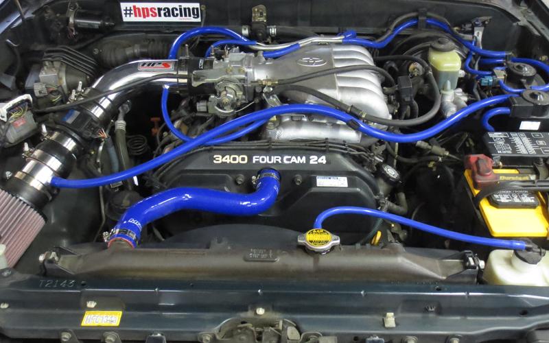HPS Performance HPS Silicone Radiator Coolant Hose Kit Toyota 1995-2004 Tacoma V6 3.4L Automatic Trans., 57-1839