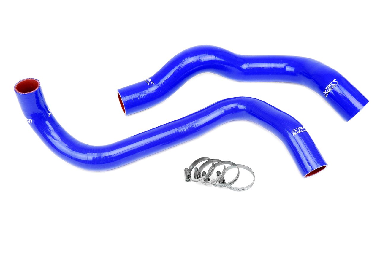 HPS Performance HPS Silicone Radiator Coolant Hose Kit Ford 1997 1998 Mustang 3.8L V6, 57-1902