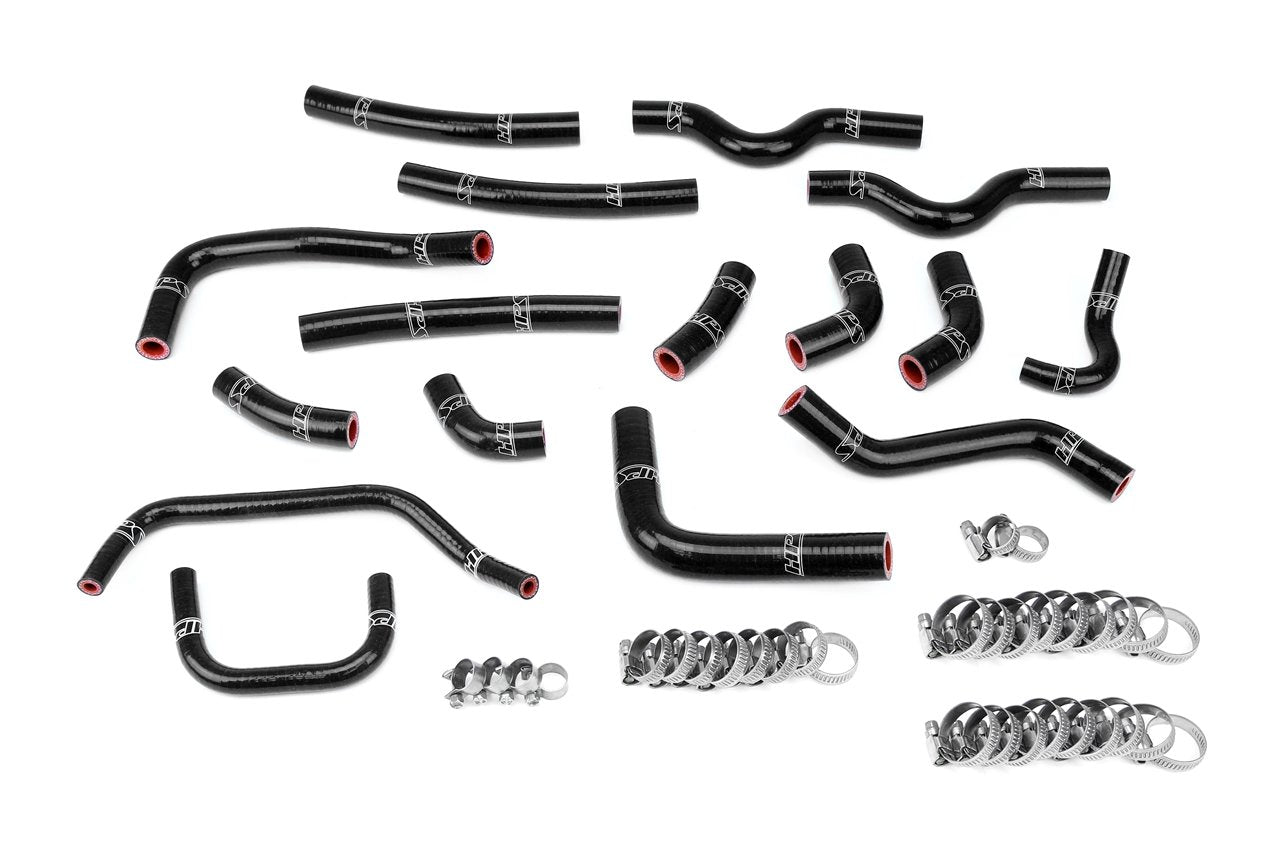 HPS Performance HPS Silicone Heater Coolant Hose Kit Complete 16pcs Set, Lexus 03-07 LX470 4.7L V8 J100, 57-1911
