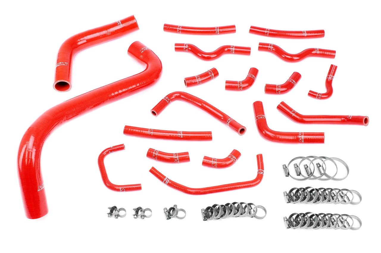 HPS Performance HPS Silicone Radiator + Heater Coolant Hose Kit, Lexus 03-07 LX470 4.7L V8 J100, 57-1912