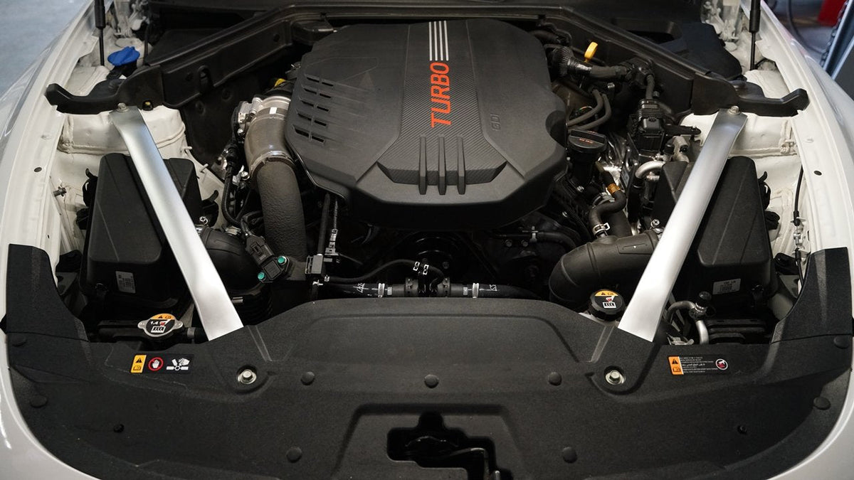 FR SPORT HPS Performance HPS Silicone Breather BOV Hose Kit 2019-2024 Genesis G70 3.3T V6 Twin...