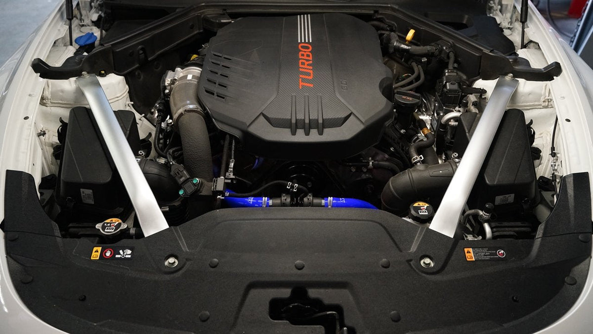 FR SPORT HPS Performance HPS Silicone Breather BOV Hose Kit 2019-2024 Genesis G70 3.3T V6 Twin...