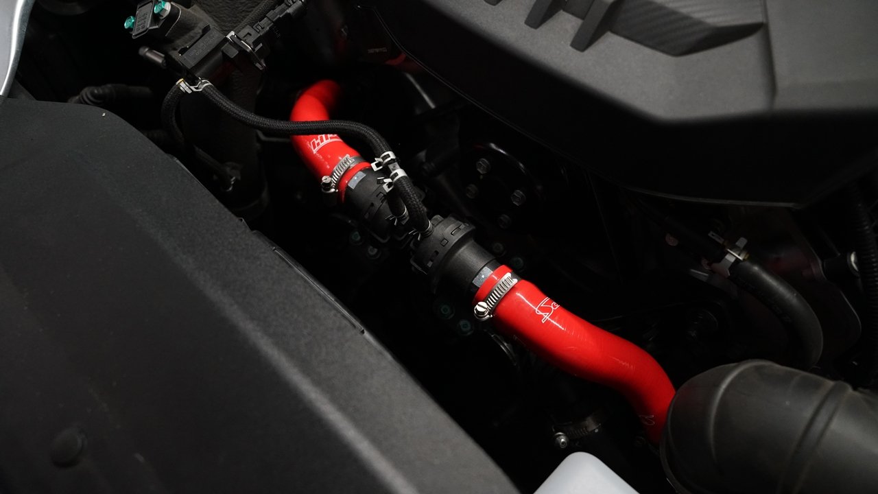 HPS Performance HPS Silicone Breather BOV Hose Kit 2018-2020 Genesis G80 3.3T V6 Twin Turbo, 57-2045