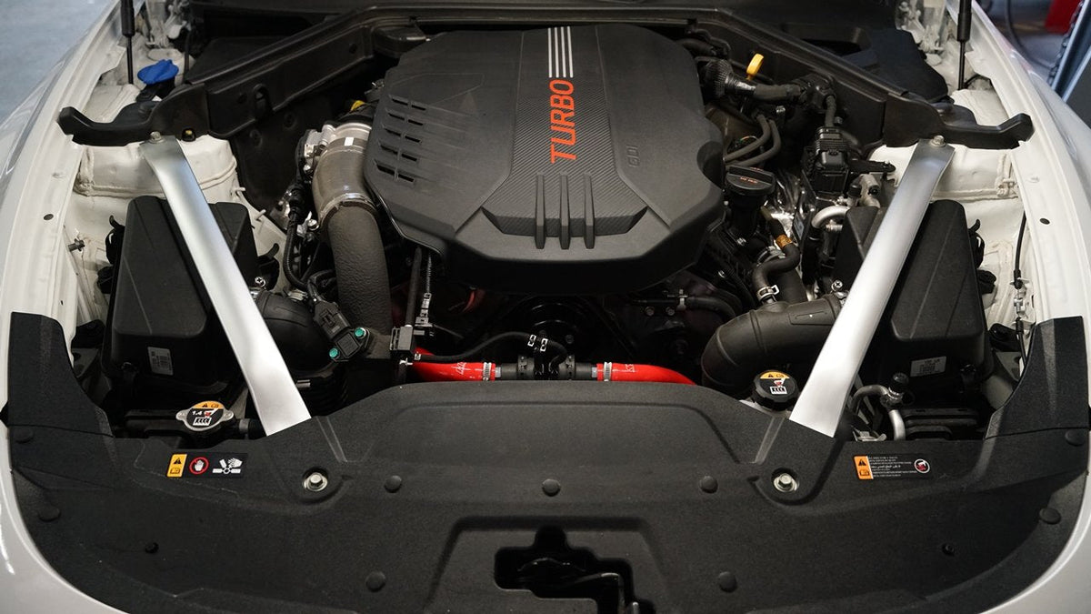 FR SPORT HPS Performance HPS Silicone Breather BOV Hose Kit 2019-2024 Genesis G70 3.3T V6 Twin...