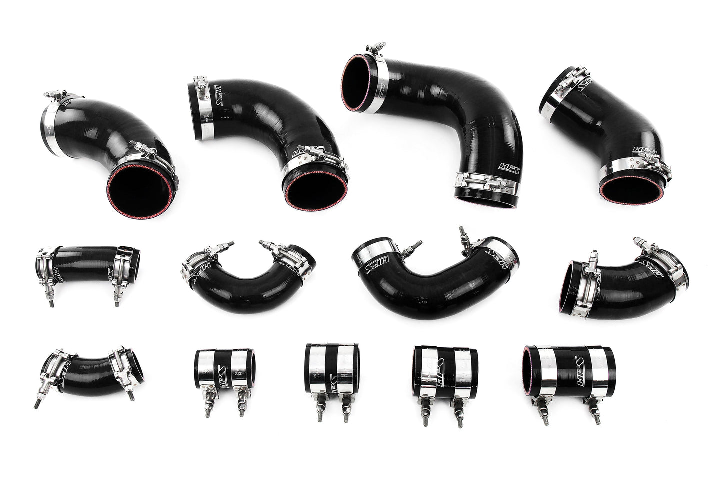 HPS Performance HPS Silicone Intercooler Hose Kit Nissan 1995-1998 Skyline GTR R33 RB26DETT, 57-2097