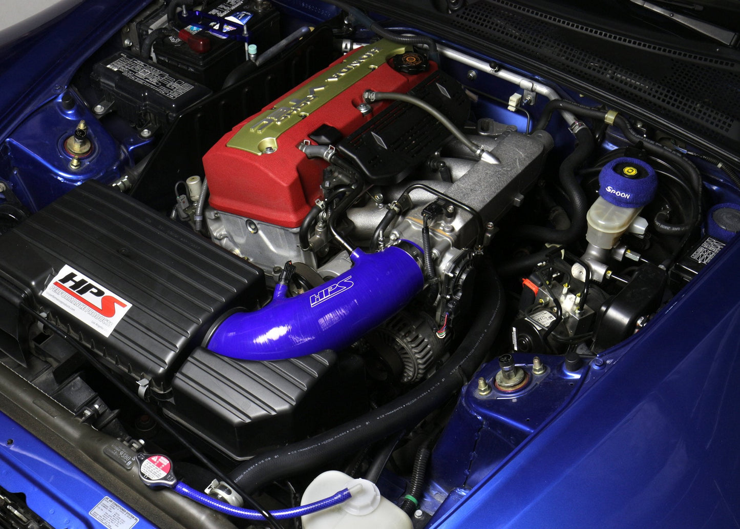 HPS Performance HPS Silicone Air Intake Kit Post MAF Hose Honda 2006-2009 S2000 AP2 2.2L F22 drive-by-wire, 57-3004