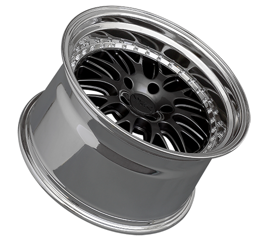 XXR 570 Wheel Graphite / Platinum Lip 20x10.5 +40 5x4.5
