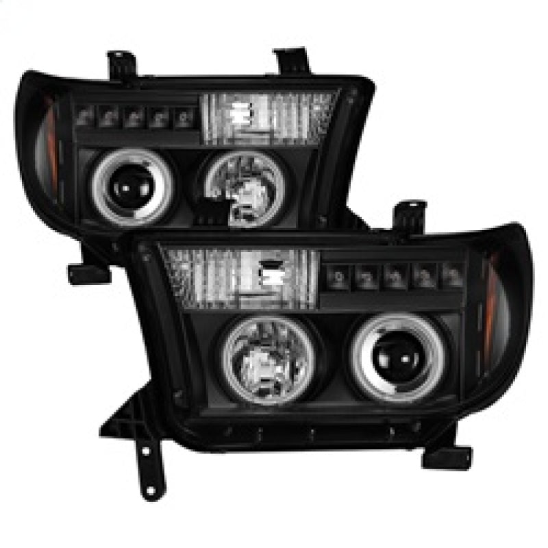 FR SPORT Spyder Toyota Tundra 07-13 Projector Headlights CCFL Halo LED Blk PRO-YD-TTU07-CCFL-BK...