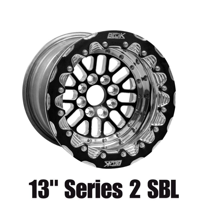 Belak Wheels Belak 13x10 / 5in BS / 5x100 BP / High Pad / Series 2 Wheel - Double Beadlock 13105100S25BS-DBL